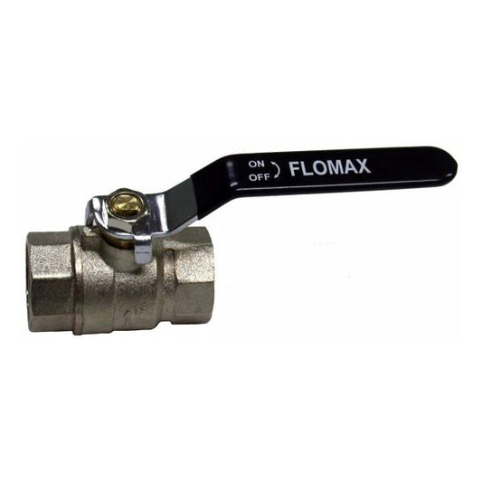 Ball Valve Brass Chrome Plated 1 "