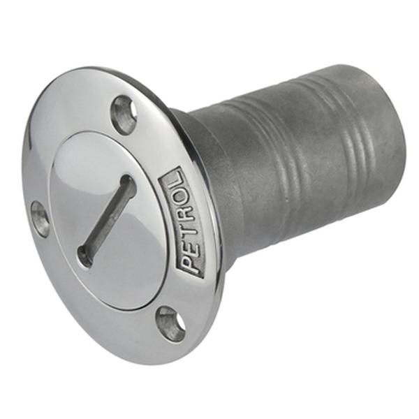 Fuel Filler S/S With Key - 50mm