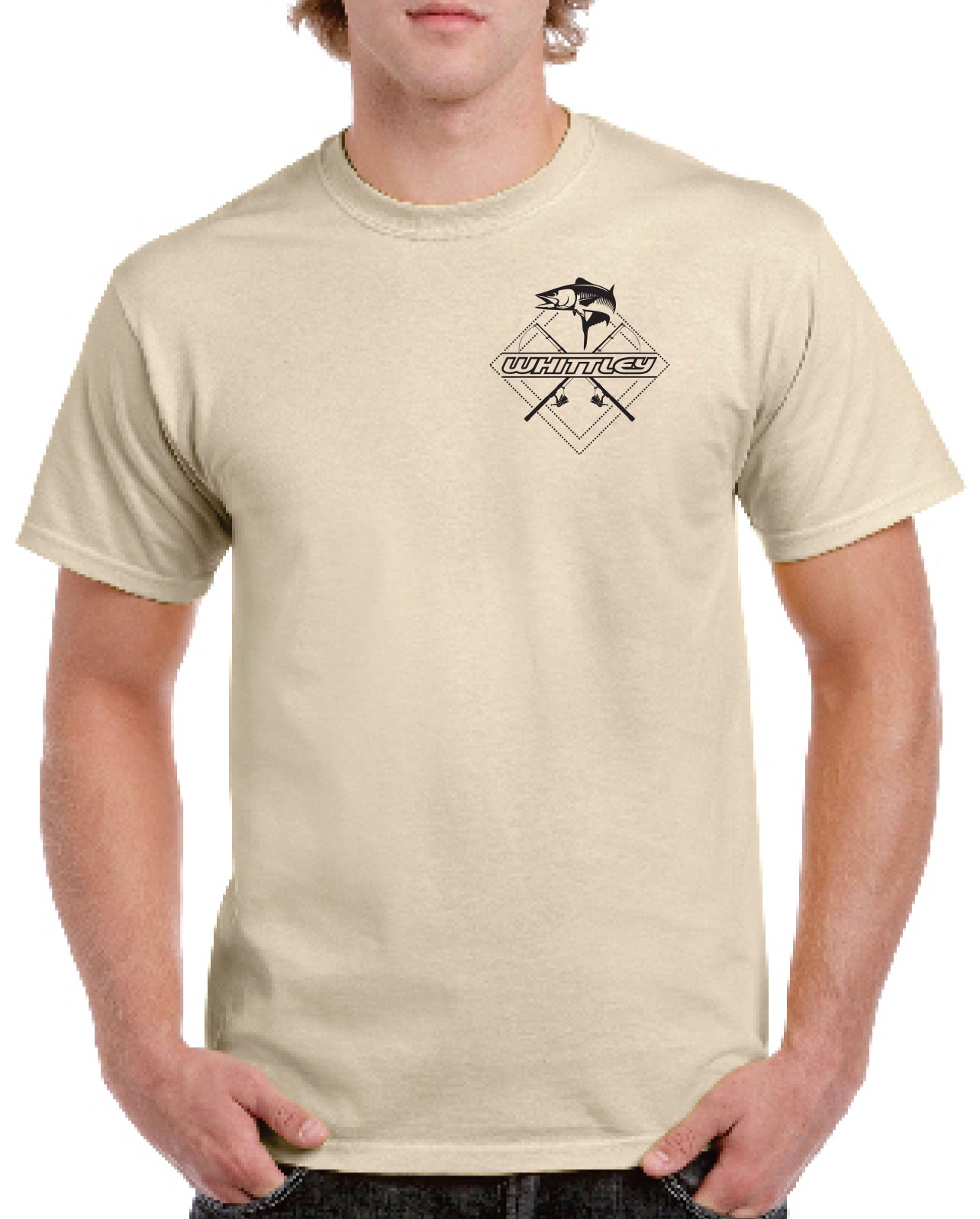 Whittley Mens Short Sleeved T-Shirt - Fish Finder FF Series - Official