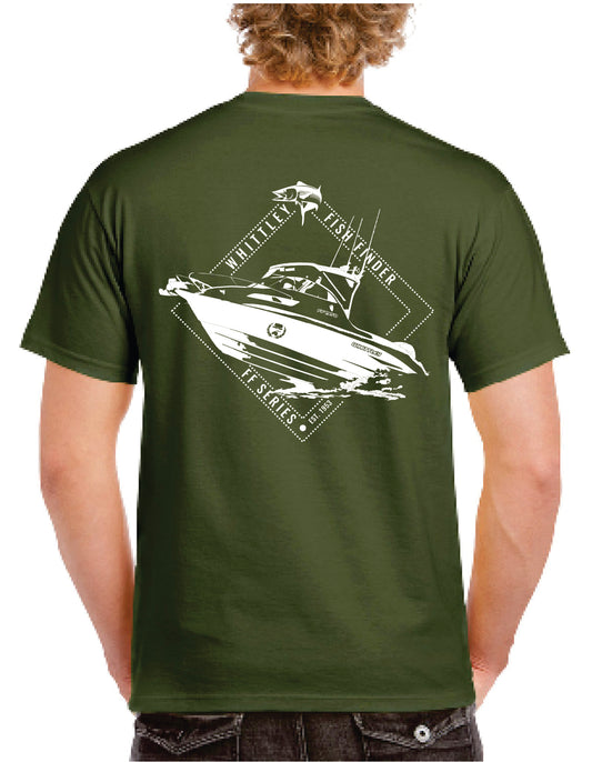 Whittley Mens Short Sleeved T-Shirt - Fish Finder FF Series - Official