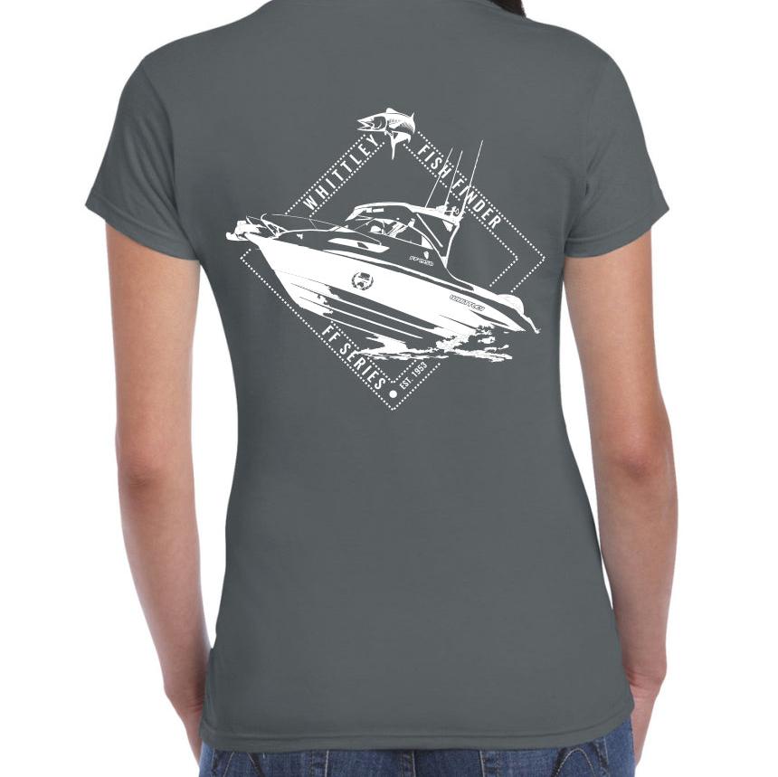 Whittley Ladies Short Sleeved T-Shirt - Fish Finder FF Series Official Merch