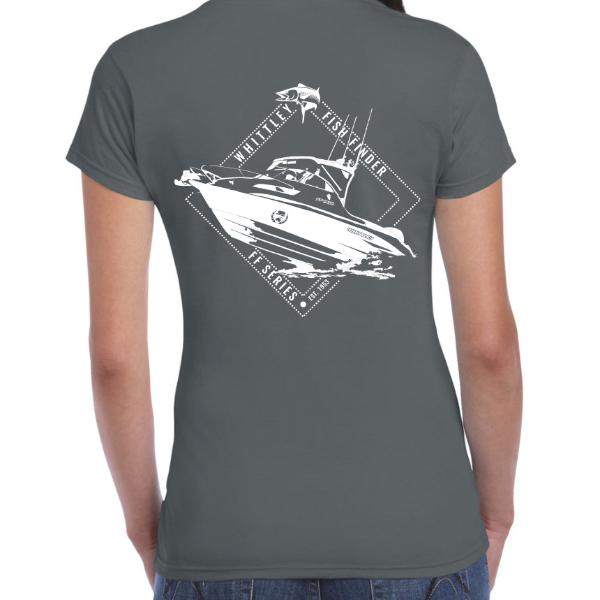 Whittley Ladies Short Sleeved T-Shirt - Fish Finder FF Series Official Merch